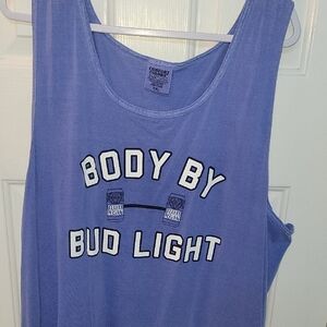 Comfort Colors Blue Sleeveless Tank Top